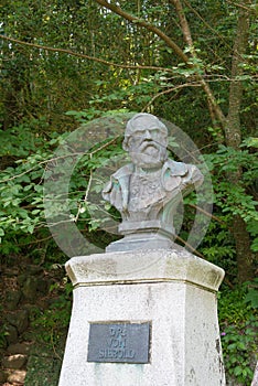 Siebold Statue at Site of the Former Siebold Residence in Nagasaki, Japan. Philipp Franz Balthasar