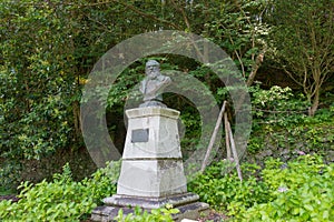 Siebold Statue at Site of the Former Siebold Residence in Nagasaki, Japan. Philipp Franz Balthasar