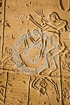 Siege fighting, Kadesh. Ramesseum