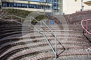 Siegen University with landmarks