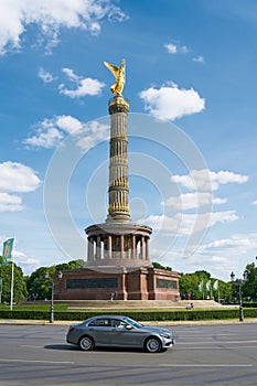 The SiegessÃ¤ule, Victory Column, one of the most famous landmarks in Berlin