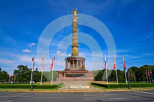 Siegessaule column in Berlin Germany