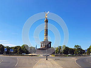 Siegessaule victory column in Berlin Germany