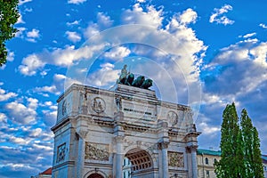 The Siegestor in Munich, Germany