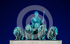 The Siegestor Victory Arch in Munich...IMAGE