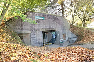 Siegfried line bunker in the German-French border