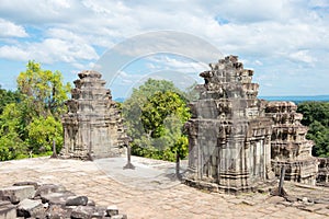 Siem Reap, Cambodia - Dec 05 2016: Phnom Bakheng in Angkor. a famous Historical site(UNESCO World Heritage)Bakheng in