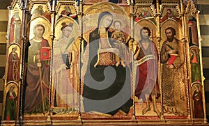 Siena Baptistery - Medieval Polyptich