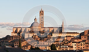 Siena Cathedral at Sunset