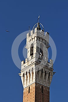 Siena, the city of the Middle Ages in Tuscany, Italy