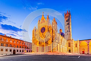 Siena, Italy. Cathedral of Siena.