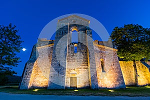 San Galgano abbey ruins in Tuscany