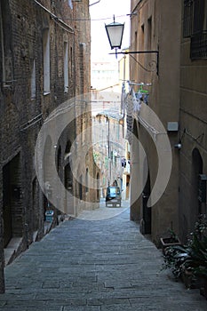 Siena Italy Street Scene