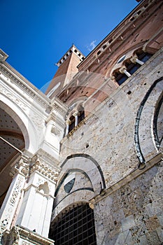 Siena, Italy. Torre del Mangia