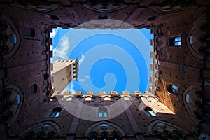 Siena, Italy. Torre del Mangia