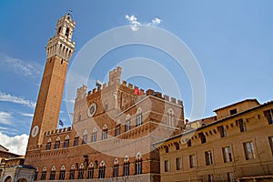 Siena tower, Palazzo Pubblico, photo