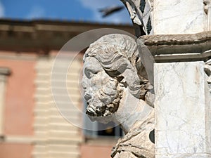 Siena - wonderfully decorated Capella di Piazza at Palazzo Pubblico
