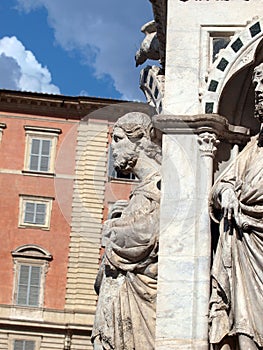 Siena - wonderfully decorated Capella di Piazza at Palazzo Pubblico