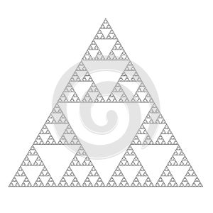 The sierpinski triangle