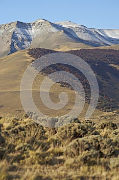 Sierra Contreras Mountains, Torres del Paine National Park, Chile photo