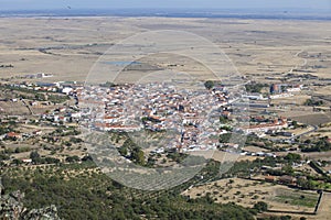 Sierra de Fuentes village. Extremadura, Spain photo