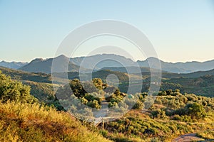 Sierra de Grazalema Mountains View from Olvera - Olvera, Andalusia, Spain