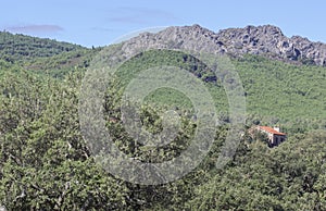 Sierra Fria granitic hills, Extremadura, Spain