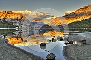 Sierra Lake Sunset