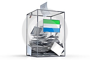 Sierra Leone - ballot box - election concept