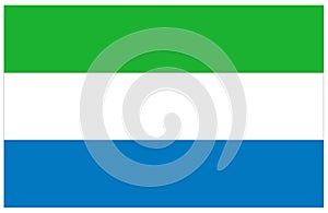Sierra Leone flag - banner, Africa, country