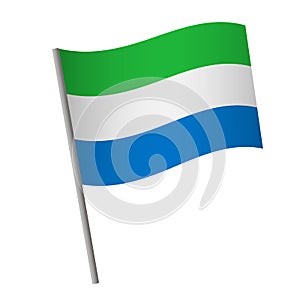 Sierra leone flag icon