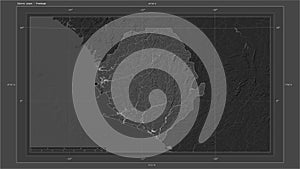 Sierra Leone highlighted - composition. Bilevel