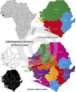 Sierra Leone map photo