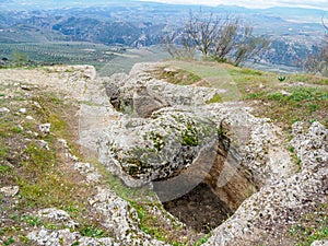 Sierra Martilla Archaeological site in Granada, Spain