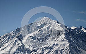 The Sierra Mountains in Winter