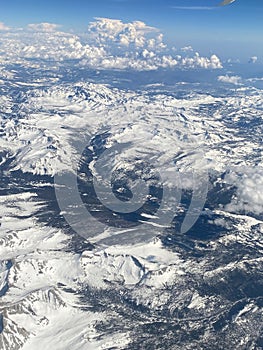 Sierra Nevada Mountains, From Aircraft
