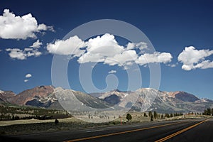 Sierra Nevada Mountains outside Yosemite National Park