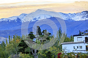 Sierra Nevada Mountains Snow Ski Area Granada Andalusia Spain