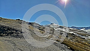 Sierra Nevada. Pico Veleta. Virgen de las Nieves photo