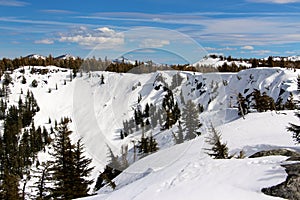 Sierra at Tahoe sick back country ares California