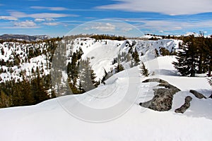 Sierra at Tahoe sick back country ares California