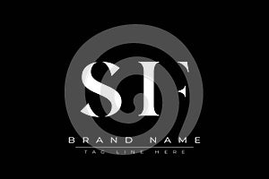 SIF abstract letter logo design