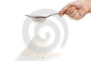 Sifted flour