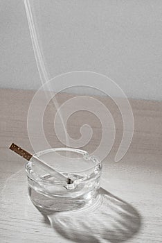 Sigarette in Ashtray