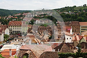 Sighisoara, medieval fortified town in Transylvania.