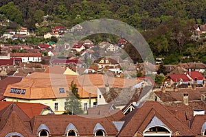 Sighisoara roofs photo