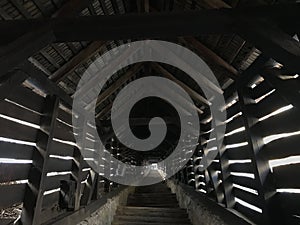 Sighisoara scholars stairs, Transylvania, Romania