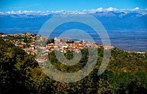 Sighnaghi or Signagi city, Kakheti region of Georgia. photo