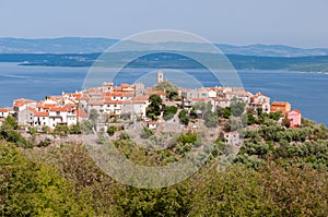 Sight of Beli town in Cres island