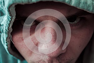 Sight of an evil men in the hood